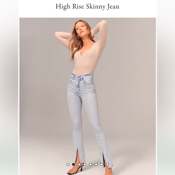 Abercrombie & Fitch Denim - Abercrombie High Waist Skinny Jeans